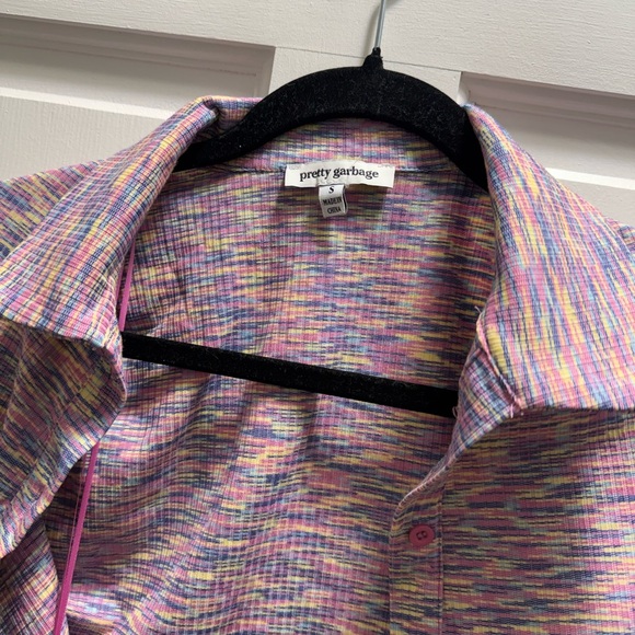 Pretty Garbage Cutout Collared Ribbed Dress - Picture 3 of 3